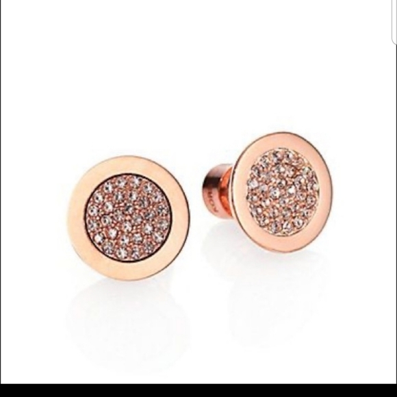 New Michael kors Rose gold Earrings - Picture 2 of 3